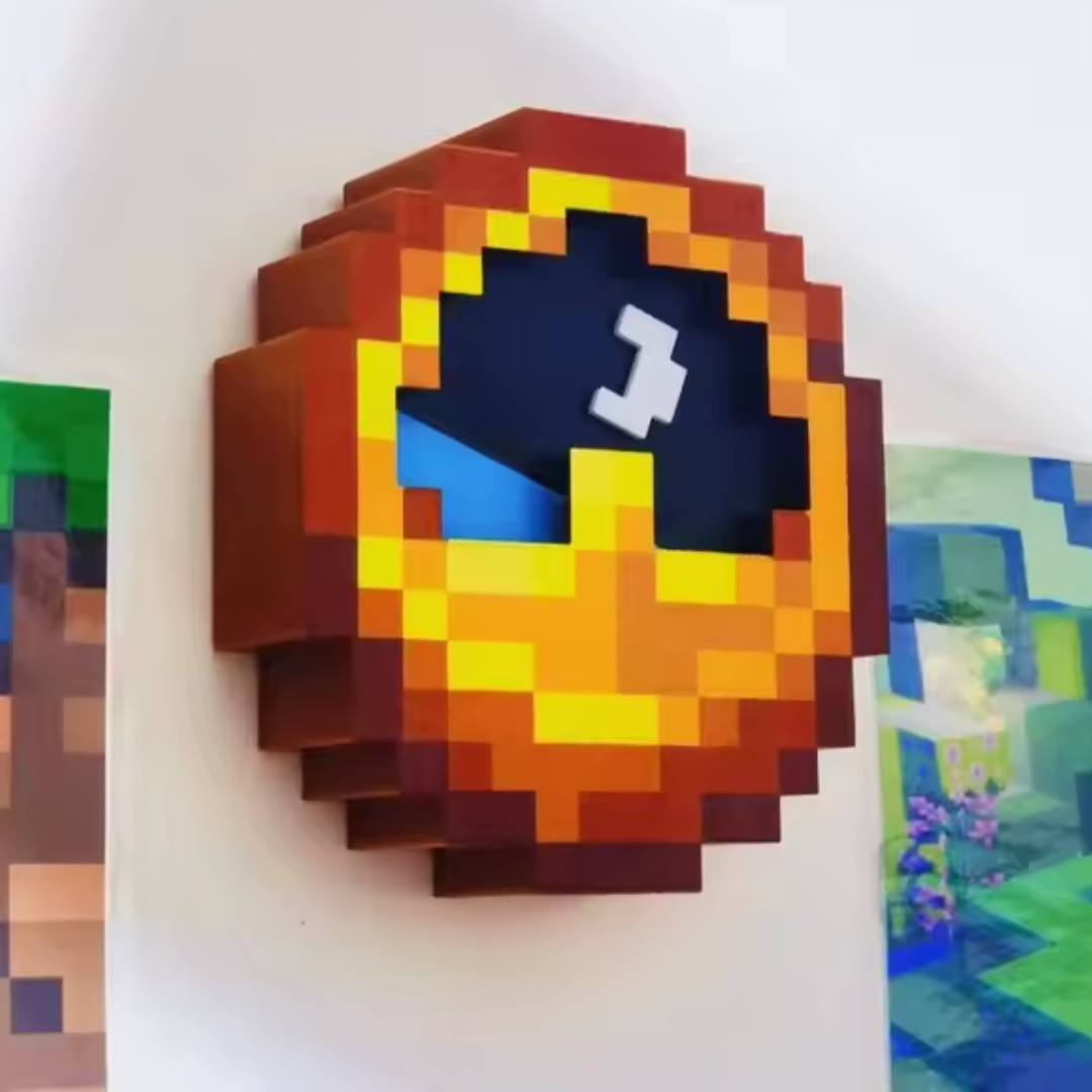 Reloj minecraft real